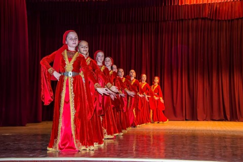 Chechen youth dancing ensemble