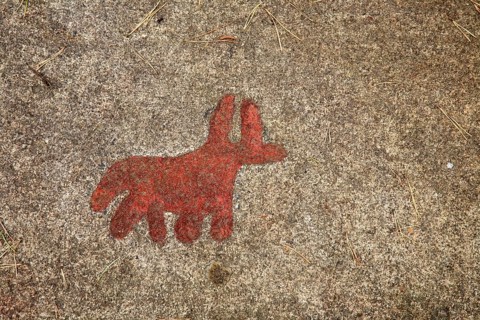Rock carving