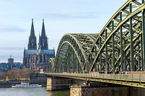 Cologne Cathedral and Hohenzollern bridge