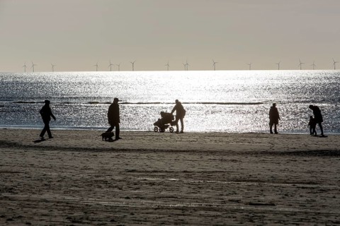 North Holland's coast at Egmond aan Zee