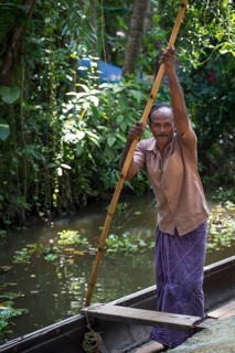 Man in a punt