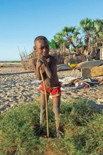 Smiling Malagasy boy