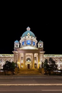 The Parliament Building of Serbia