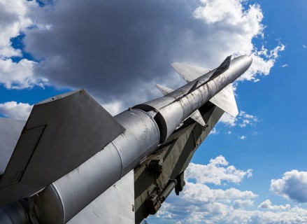 Old rocket on the site of the Military History Museum