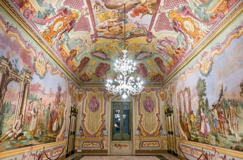 Rococo frescoes by Domenico Carella