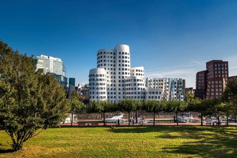 Neuer Zollhof or Gehry Bauten buildings