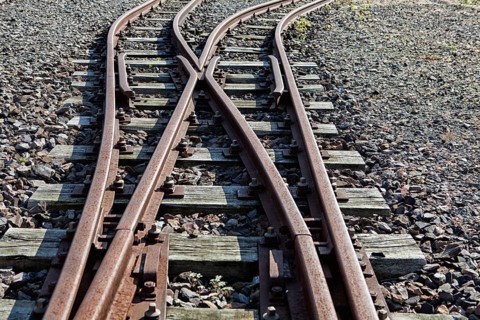 Old railway tracks