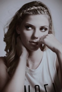 Young woman with braided hair