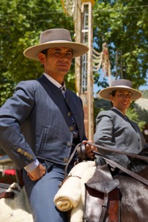 Riders in the Feria del Caballo