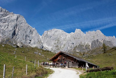 Mountain hut with Hochkonig
