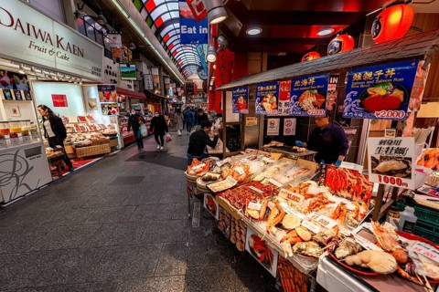 Seafood stall