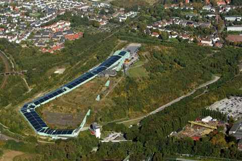 Aerial view of the AlpinCenter Bottrop