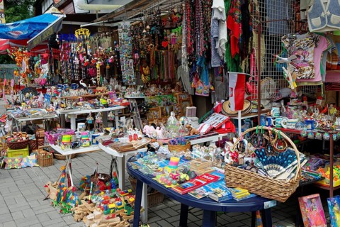 Sale of pilgrimage souvenirs