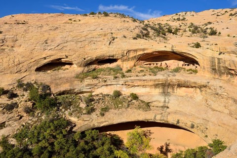 Historic Native American cliff dwellings