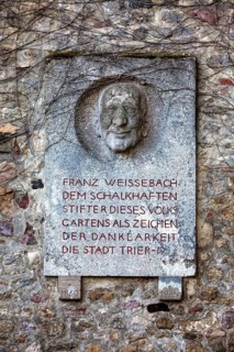 Memorial plaque for Peter Franz Weissebach