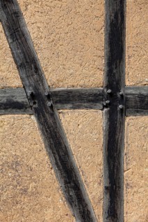 Old half-timbered wall