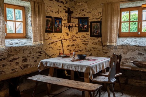 Farmhouse parlour