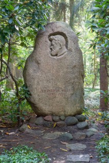 Grave of Heinrich Zille at Suedwestkirchhof cemetery Stahnsdorf