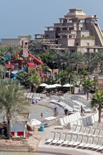 Ziggurat at the Aquaventure theme park