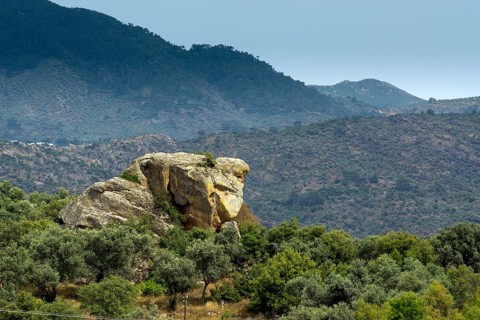 Peculiar rock formations
