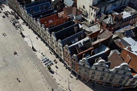 Place des Heros square in Arras