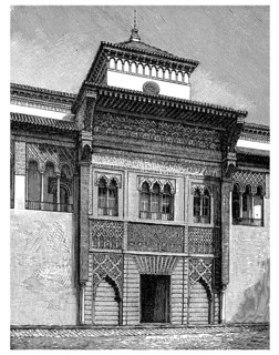 Main gate of the Alcazar of Seville