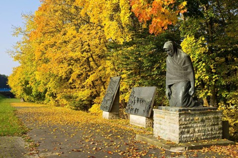 Memorial to the victims of the death march of prisoners from the concentration camp of Sachsenhausen