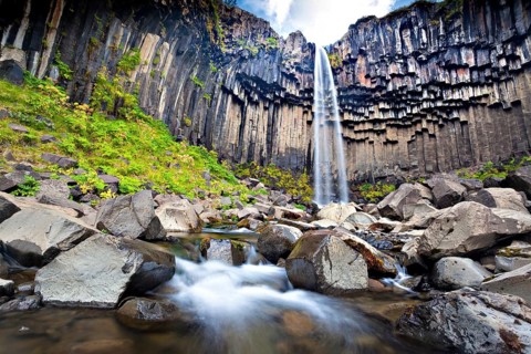 Svartifoss waterfall