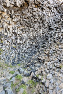 Hexagonal basalt columns