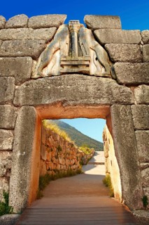 Mycenae Lion Gate and citadel walls