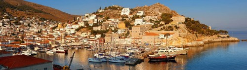 The historic port of Hydra