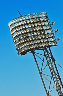 Floodlight at the Olympic Stadium