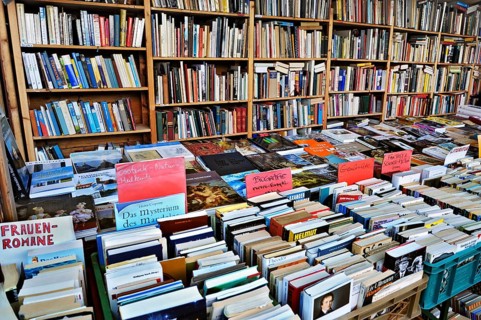 Books at the Auer Dult annual market