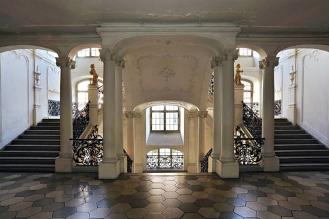 Staircase in the Residenz Eichstaett palace