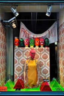Shop window of an optometrist