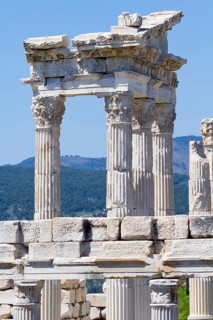 Trajan Temple in the ancient city of Pergamon
