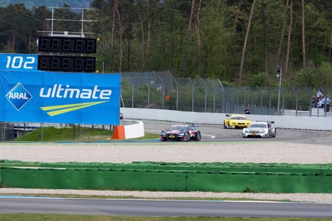 DTM race car at the Hockenheimring race track