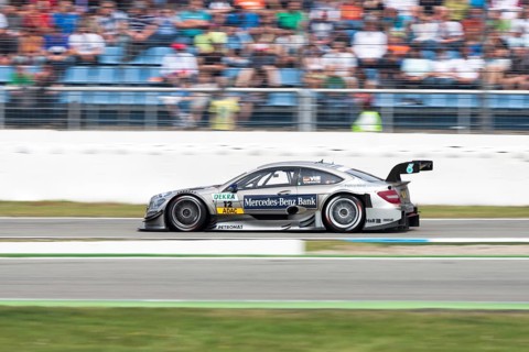 DTM race car of Christian Vietoris at the Hockenheimring race track