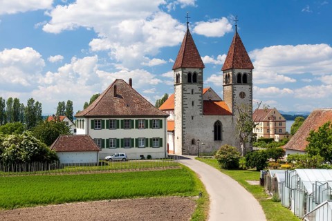 Church of St. Peter and Paul in Niederzell on Reichenau Island