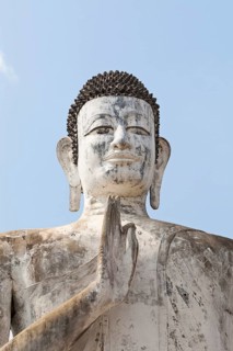 Giant Buddha statue at Wat Ek Phnom temple