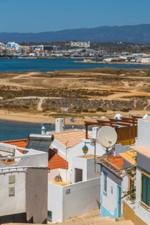 View of Portimao as seen from Ferragudo