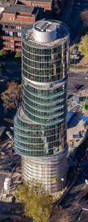 Aerial view of the Exzenterhaus building