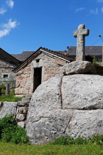 Stone cross near Saint Alban sur Limagnole