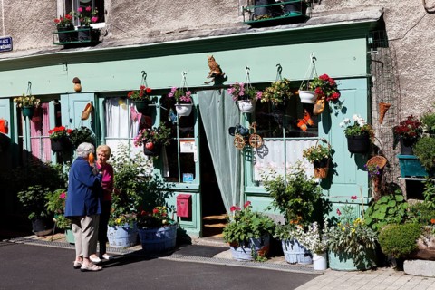 Pilgrim house in the village of Saugues