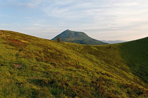 Mt Puy de Dome as seen from Mt Puy de Come
