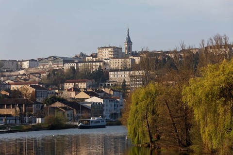 Charente River and the historic town centre