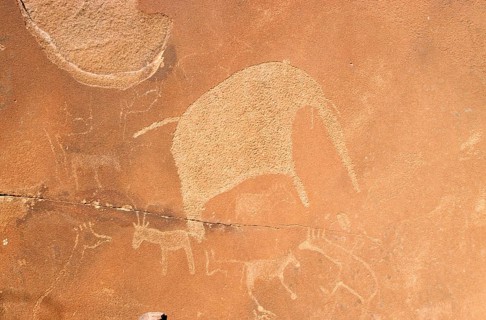Rock drawings of the Bushmen