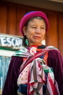 Elderly Lisu woman