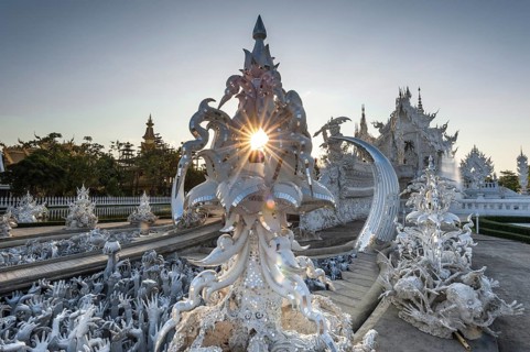 Wat Rong Khun Temple or White Temple