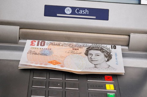 Cashpoint dispensing cash